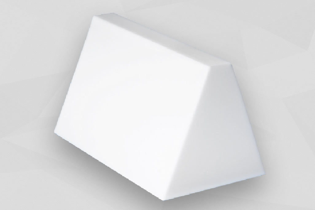 Melaminschaumstoff in Trapezform zur Schallabsorption