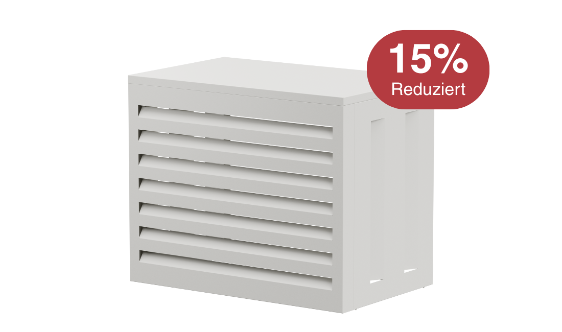 BASIC Designhaube für Wärmepumpe, Klimaanlage & Poolwärmepumpe