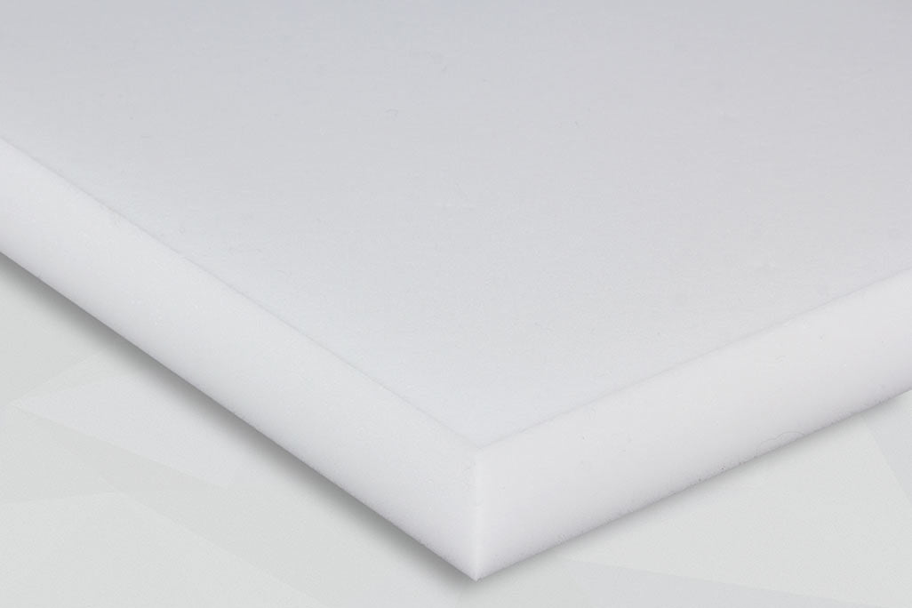 Ausschnitt einer Melaminschaumstoffplatte zur Schallabsorption